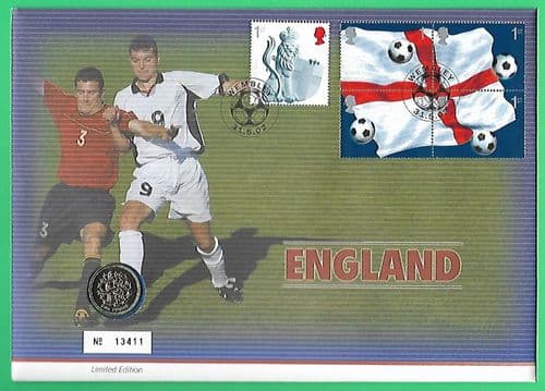 2002 RMC30 World Cup Football Japan & Korea Coin Cover