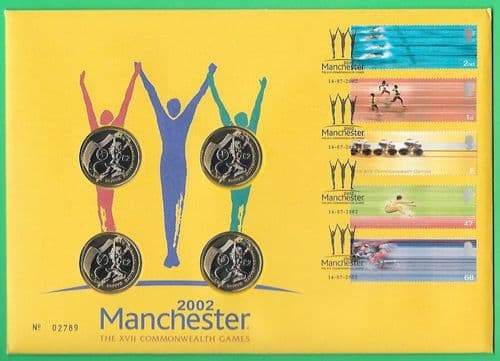 2002 RMC31 Manchester Commonwealth Games Coin Cover