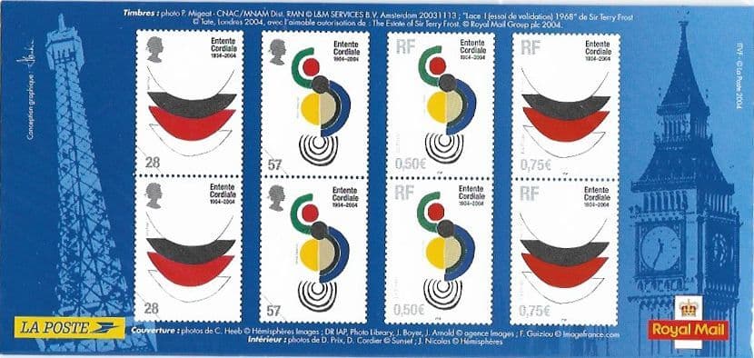 2004 Entente Cordiale Joint GB/French Presentation Pack