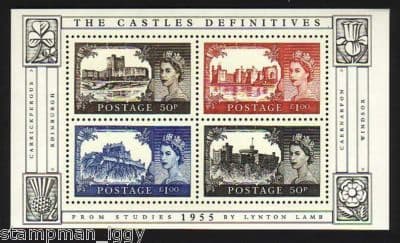 2005 MS2530 Castle Definitives Miniature Sheet