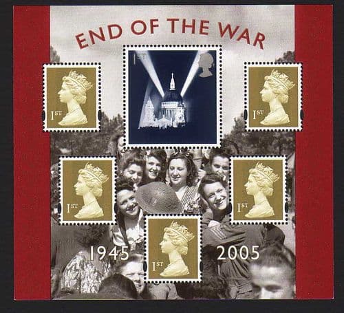 2005 MS2547 End of the War Miniature Sheet