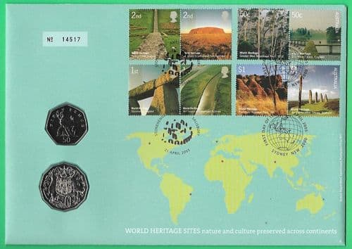 2005 RMC44 World Heritage Sites Coin Cover