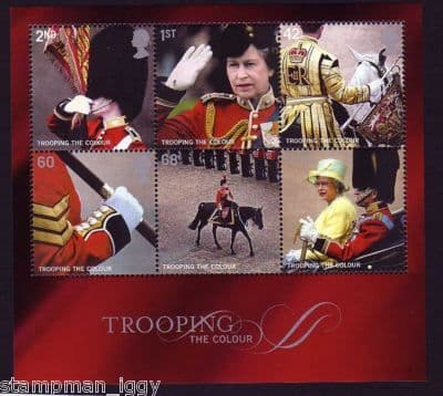 2005 MS2546 Trooping The Colour Miniature Sheet