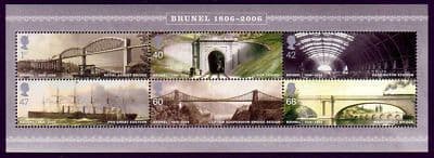 2006 MS2613 Brunel Miniature Sheet