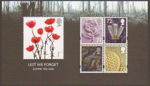 2006 MS2685 Lest We Forget Miniature Sheet