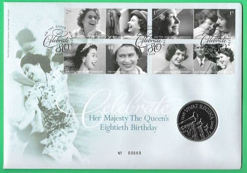 2006 RMC49 Queen's 80th Birthday Coin Cover