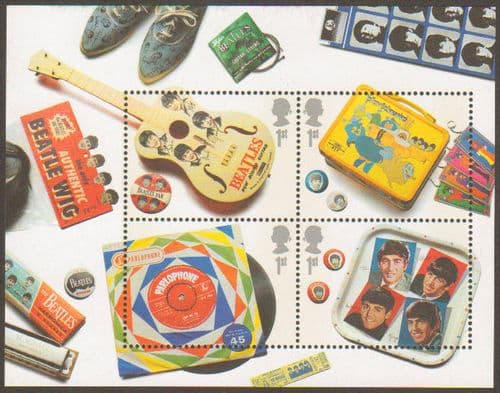 2007 MS2692 Beatles Miniature Sheet