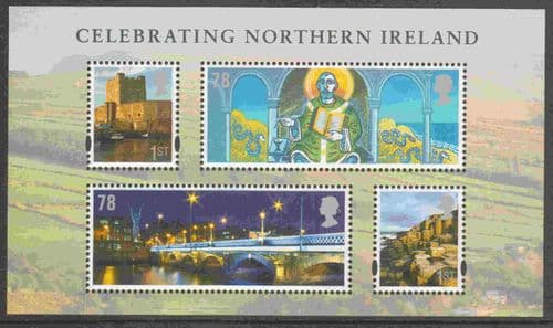 2008 MS NI-152 Celebrating Northern Ireland Miniature Sheet NI152