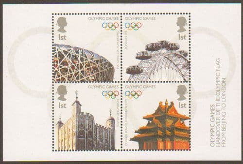 2008 MS2861 Olympics Miniature Sheet
