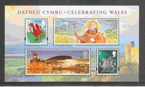 2009 MSW147 Celebrating Wales Miniature Sheet