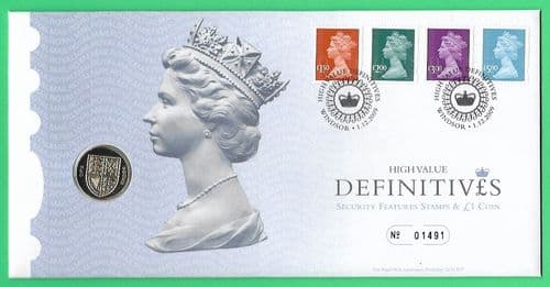 2009 RMC77 High Value Security Definitives Coin Cover