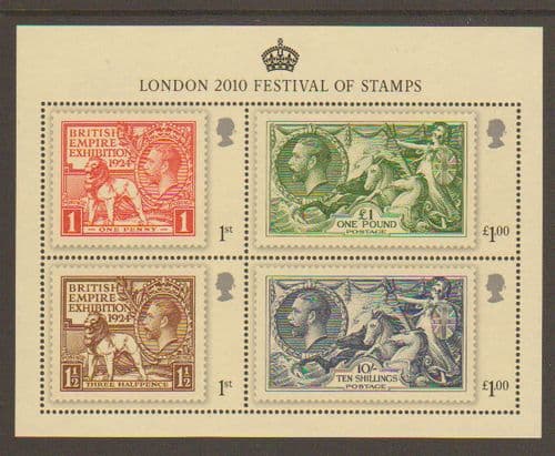 2010 MS3072 Accession of King George V 2nd Issue Miniature Sheet