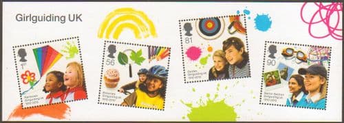 2010 MS3025 Girlguiding Miniature Sheet