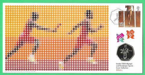 2010 RMC85 Olympic & Paralympic Sports I Athletics -Track Coin Cover