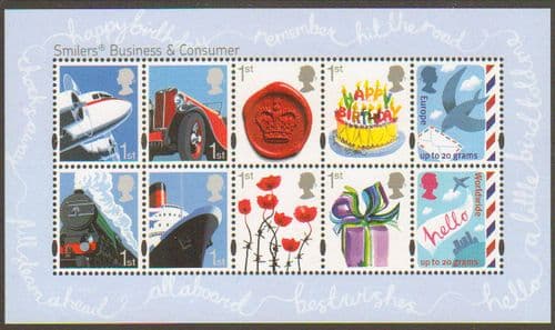 2010 MS3024 Smilers Miniature Sheet