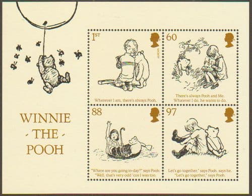 2010 MS3127 Winnie the Pooh Miniature Sheet