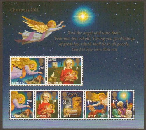 2011 MS3249 Christmas Miniature Sheet
