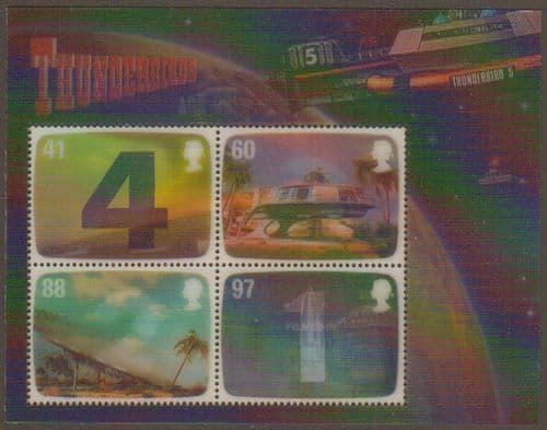 2011 MS3142 Gerry anderson Thunderbirds Miniature Sheet