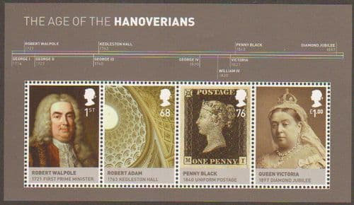 2011 MS3229 House of Hanover Miniature Sheet