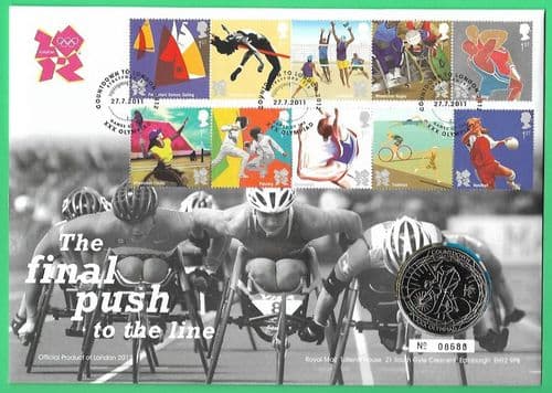 2011 RMC100 Countdown to the Olympics Coin Cover