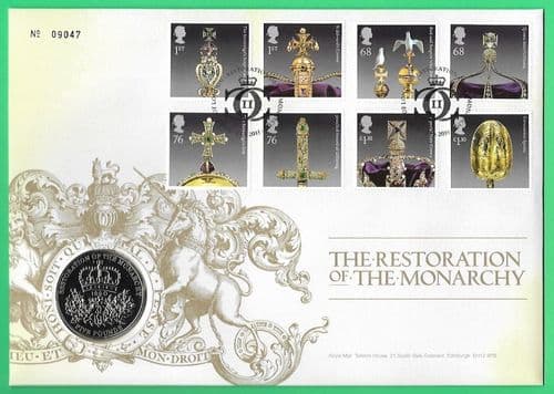 2011 RMC103 Restoration of the Monarchy Coin Cover