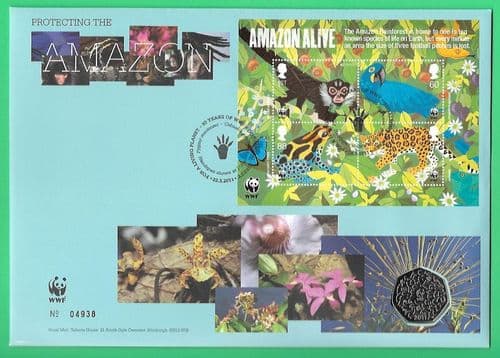 2011 RMC93 WWF 50th Anniversary Coin Cover