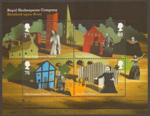 2011 MS3179 Shakespeare Miniature Sheet
