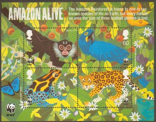 2011 MS3172 World Wildlife Fund Miniature Sheet