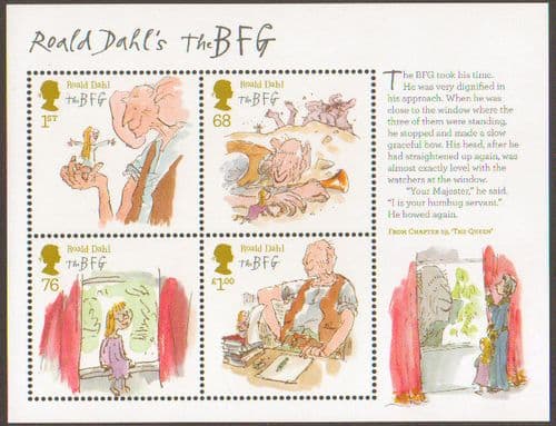 2012 MS3264 Roald Dahl Miniature Sheet