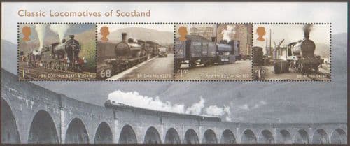 2012 MS3283 Locomotives of Scotland Miniature Sheet