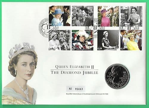 2012 RMC121 Diamond Jubilee Coin Cover