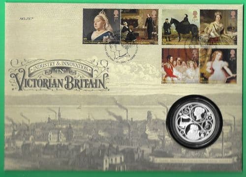 2019 RMC181a Queen Victoria £5 SILVER PROOF Coin Cover