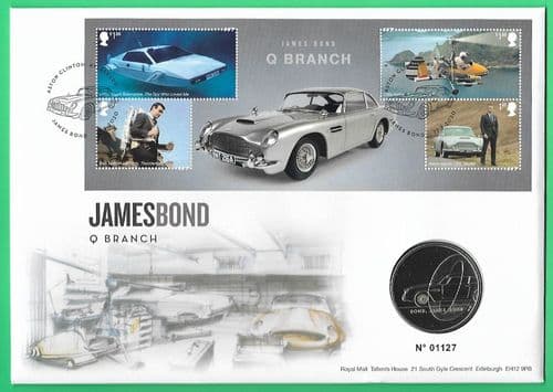 2020 RMC188 James Bond - Q Branch - Coin Cover