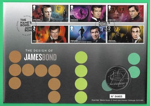 2020 RMC189 The Design of James Bond Coin Cover