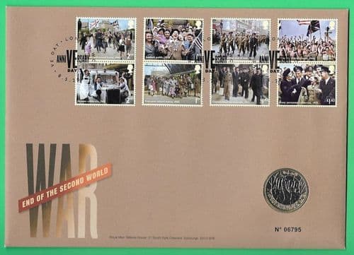 2020 RMC191 75th Anniversary of the End of the Second World War Coin Cover