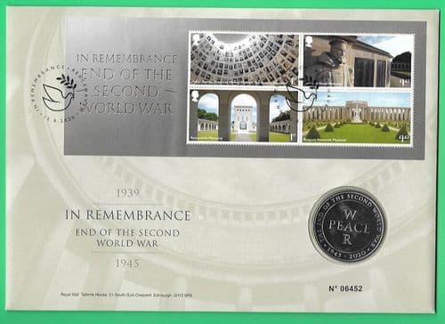 2020 RMC192 75th Anniversary of the End of the Second World War Coin Cover