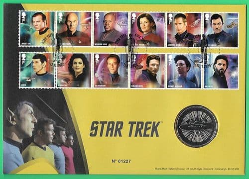 2020 RMC196 Star Trek - The Original Series- Medallic Coin Cover