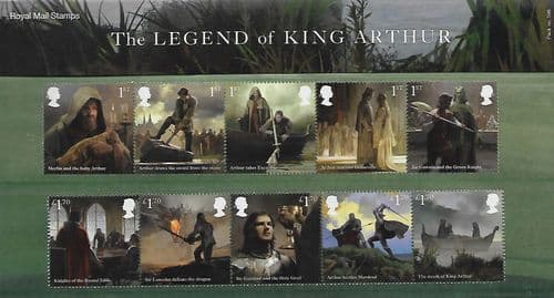 2021 Pack Number 598 Legend of King Arthur Presentation Pack
