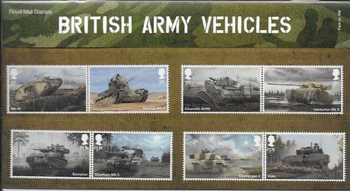 2021 Pack Number 606 British Army Vehicles (combined)  Presentation Pack