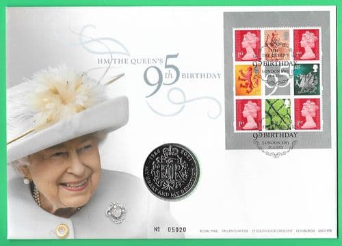2021 RMC199 95th Birthday of Queen Elizabeth II Coin Cover