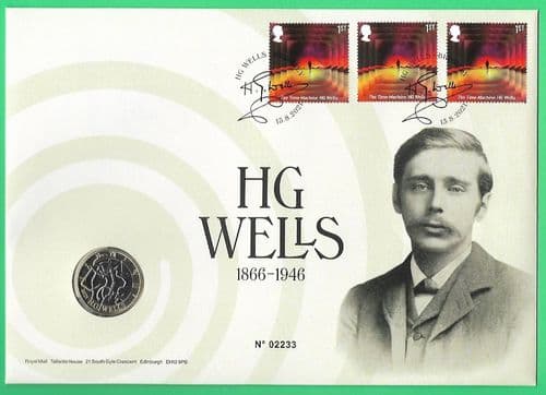 2021 RMC202 H. G. Wells Coin Cover