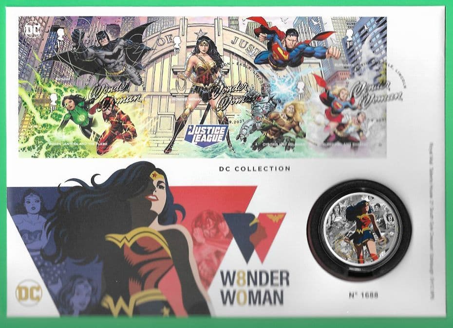 2021 RMC205 DC Collection - Wonder Woman - Medallic Coin Cover