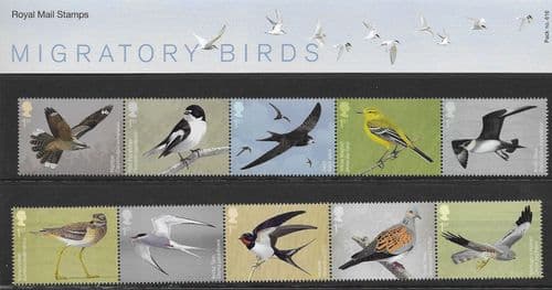 2022 Pack Number 616 Migratory Birds Presentation Pack
