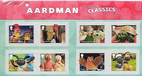 2022 Pack Number 623 Aardman Classics Wallace & Gromit (Combined) Presentation Pack