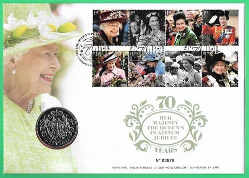 2022 RMC208 Platinum Jubilee Coin Cover