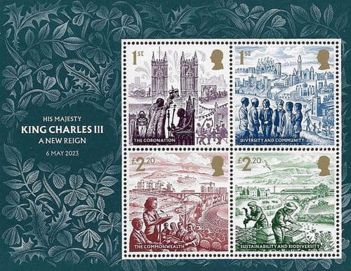 2023 MS5020 King Charles Coronation Miniature Sheet (Without Barcode)
