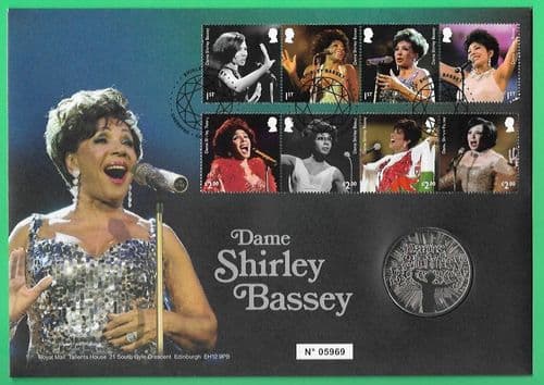2023 RMC230 Dame Shirley Bassey Coin Cover