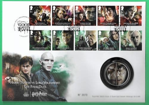2023 RMC231 Harry Potter Medallic Coin Cover