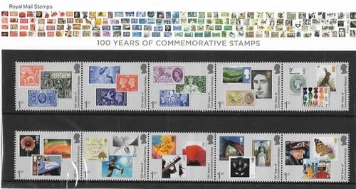 2024 Pack Number 647 100 Years of Commemorative Stamps Presentation Pack