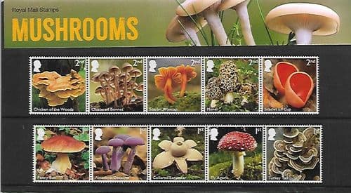 2025 Pack Number 667 Mushrooms Presentation Pack